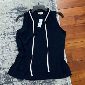 Loft Blue Sheer Tank